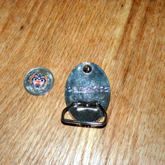 Children's belt buckle, bucking bronco cowgirl, Beltz4Kidz brand - Picture 4 of 4